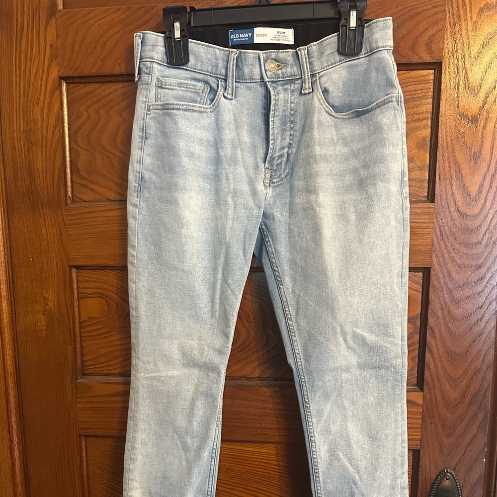 Old Navy Men's Light Wash Skinny Jeans